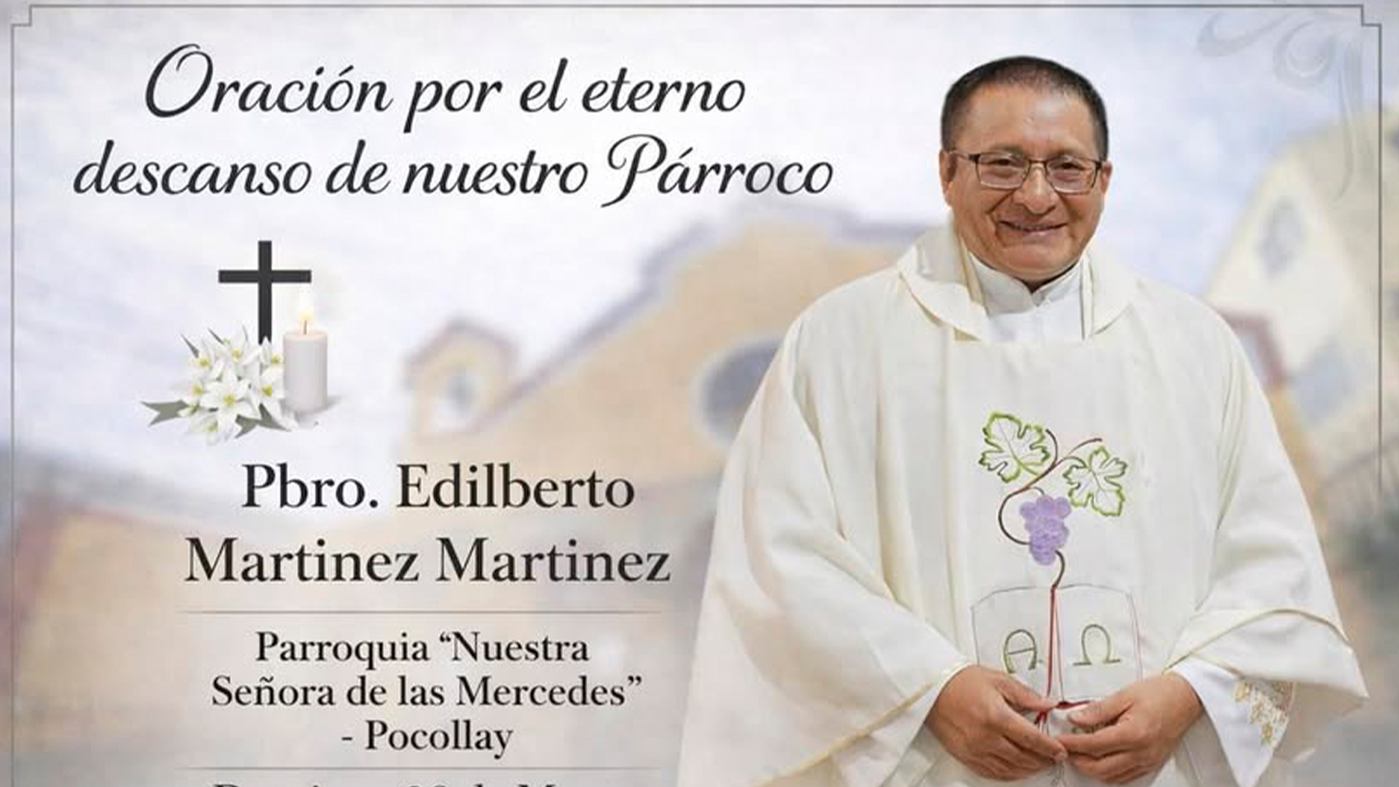 Fallece el padre Edilberto Martínez, sacerdote recordado por su labor pastoral durante la pandemia